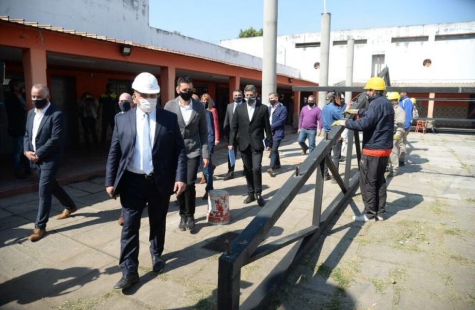 Continúan las construcciones en una Escuela de Tafí Viejo