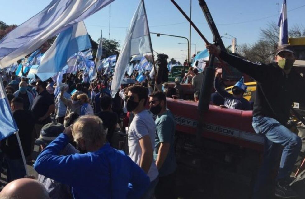 Avellaneda se sumó al banderazo nacional para protestar contra el Gobierno