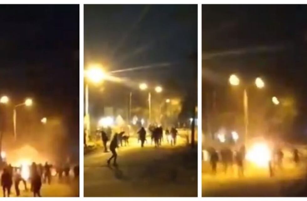 Bombas molotov, piedrazos y fuego: videos de una noche de furia en Argüello Lourdes