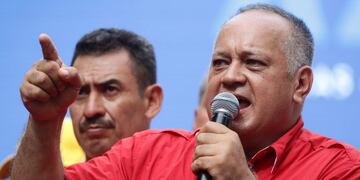 Diosdado Cabello es el número dos de Nicolás Maduro. (Foto:EFE/ Rayner Peña)