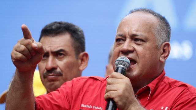 Diosdado Cabello es el número dos de Nicolás Maduro. (Foto:EFE/ Rayner Peña)