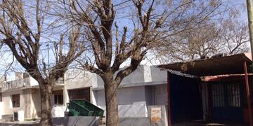 Vivienda donde se quemó Marcos Tisera