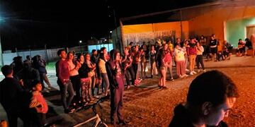 Protesta por la muerte de Concejal en Ibicuy\nCrédito: Redes Sociales