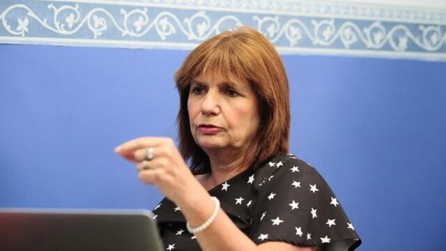 Patricia Bullrich (Foto: Clarín)