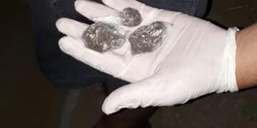 Detención y secuestro de marihuana en Villa Mercedes