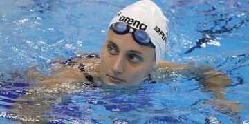 LM08\u002E RÍODE JANEIRO, (BRASIL), 10/08/2016\u002E- La nadadora argentina Virginia Bardach participa de la competencia 200 metros mariposa hoy, martes 9 de agosto de 2016, en el Estadio Acuático Olímpico en el marco de los Juegos Olímpicos Río 2016 en Río de Janeiro (Brasil)\u002E EFE/LAVANDEIRA JR\r\n rio de janeiro brasil Virginia Bardach juegos olimpicos rio 2016 natacion estilo mariposa 200 metros nadadora argentina