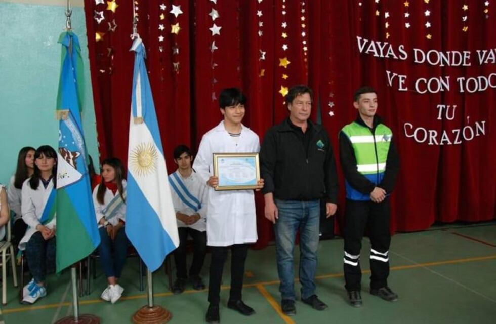 Distinción para alumnos del Secundario Nº 25 de Río Gallegos