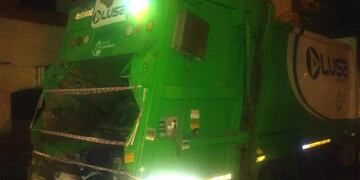 El cuerpo fue divisado cuando la bolsa ya estaba adentro del camión recolector de Lusa\u002E