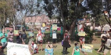 Sanpedrinos se manifestaron a favor de la Ley Nacional de Humedales