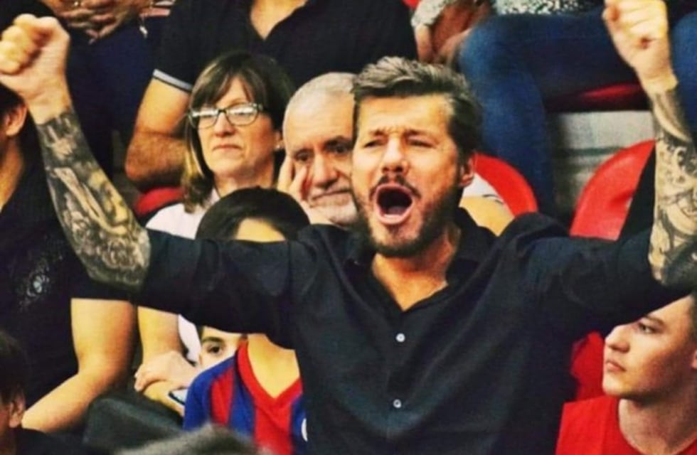 Marcelo Tinelli visitó La Pedrera por la Liga Nacional de Básquet