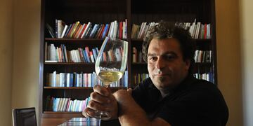 Las postales de viñedos nevados por Alejandro Vigil.