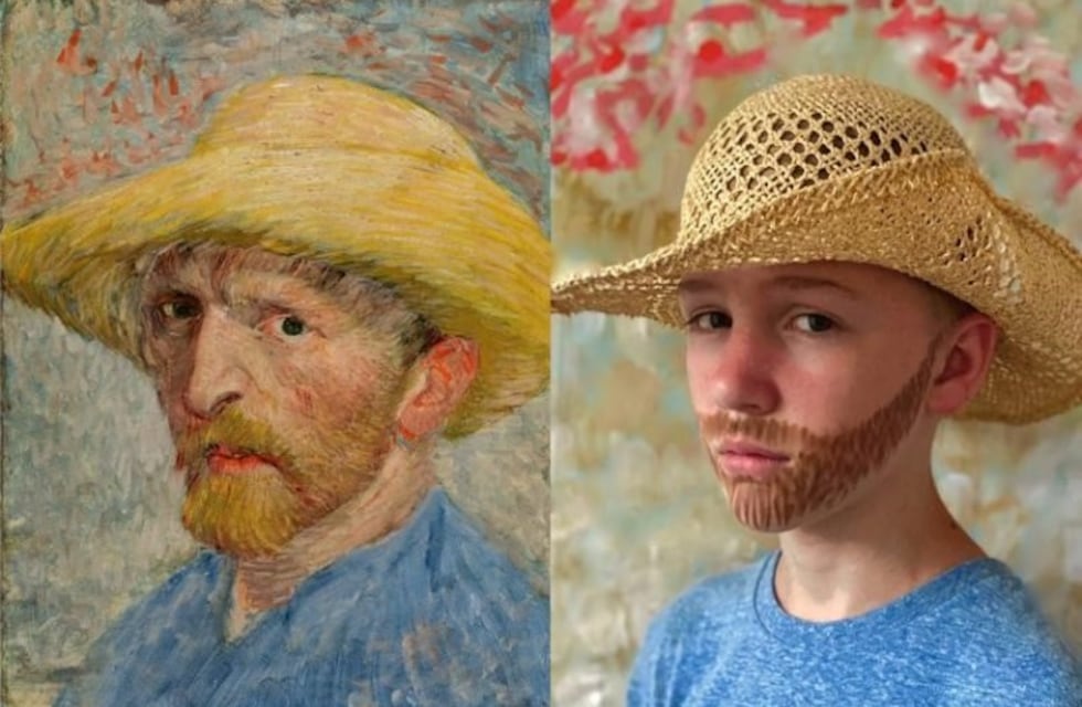 Entre el arte y la cuarentena: la divertida propuesta para imitar grandes obras universales