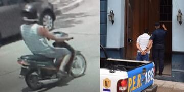 Motochorro detenido y liberado\nCrédito: Web