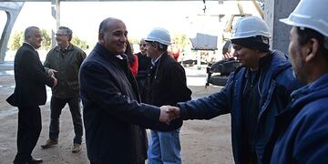 Manzur visitó el predio de la nueva sucursal de Gómez Pardo\u002E (Comunicación Gobierno Tucumán)