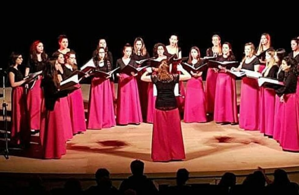 El Coro Incantare, en la Facultad de Ciencias Exactas
