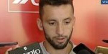 Jorge Ortiz saliu00f3 a bancar a Gabriel Milito tras el triunfo frente a River.