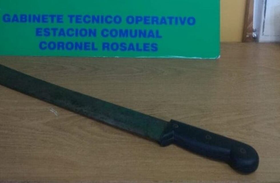 Punta Alta: chocaron y lo amenazó con un machete