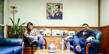 Walter Vuoto y senadora Eugenia Duré