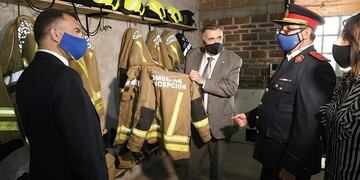 Jaldo entregó subsidios a bomberos voluntarios de Concepción\u002E (SECPT)