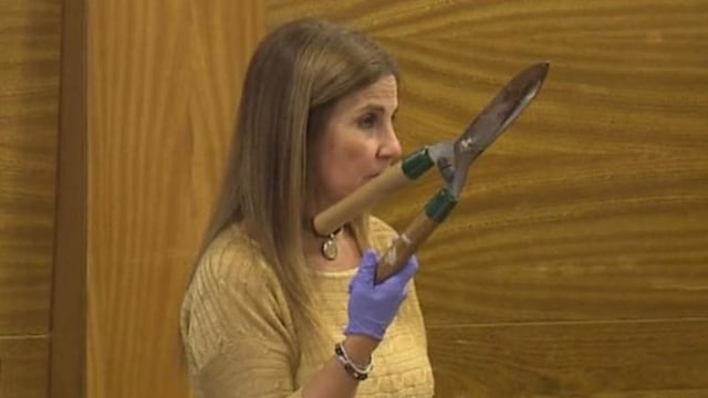 Brenda Barattini escuchando el fallo que la condenó a 13 años de prisión\u002E