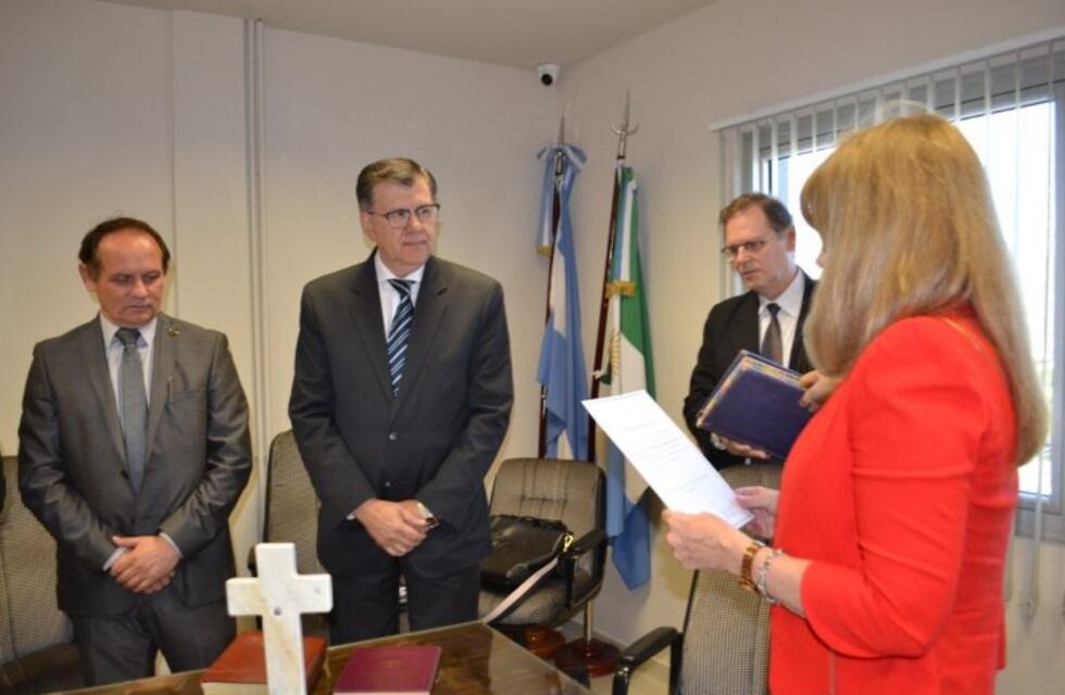 Juró el ministro de gobierno, Quirós, ante el Consejo de la Magistratura