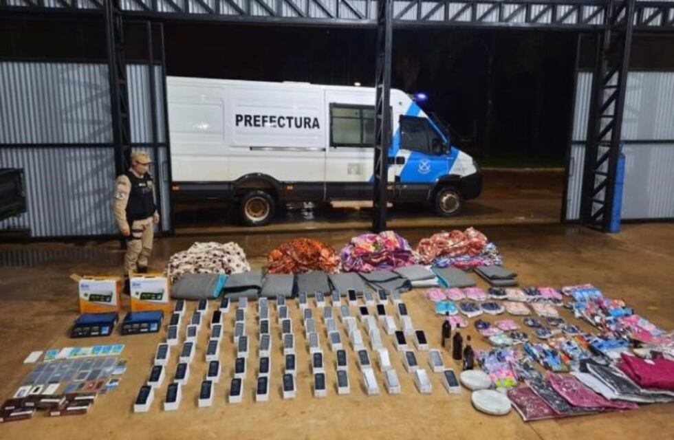 Nuevo golpe al contrabando: Prefectura secuestró celulares por más de dos millones de pesos