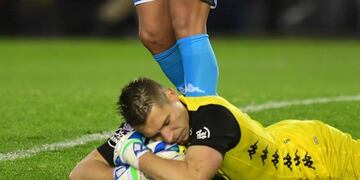 No es un sueño\u002E El nivel del arquero de Belgrano es alto y lo eligieron como el mejor de agosto\u002E