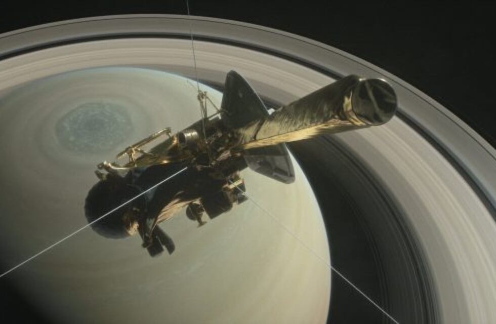 Google le dedicó su "doodle" a la sonda Cassini, que se sumergió en los anillos de Saturno y nadie sabe si reaparecerá