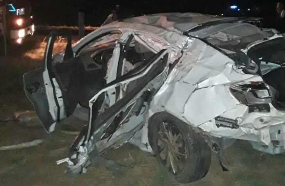 Accidente: un sampachense herido tras volcar su vehículo en ruta 8