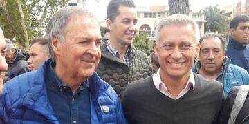 Avilés junto a Schiaretti