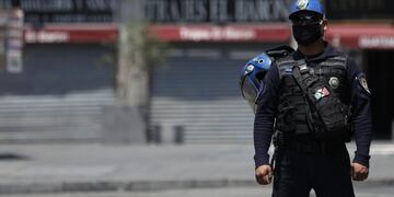 Policía custodia en México (Foto: EFE)