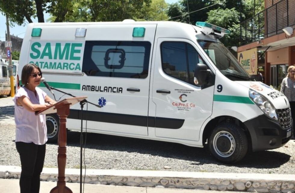 Entregaron dos ambulancias al SAME