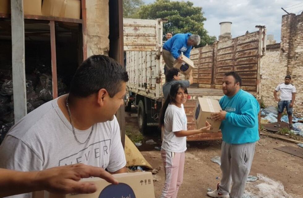 Un camión de ayuda a Salta
