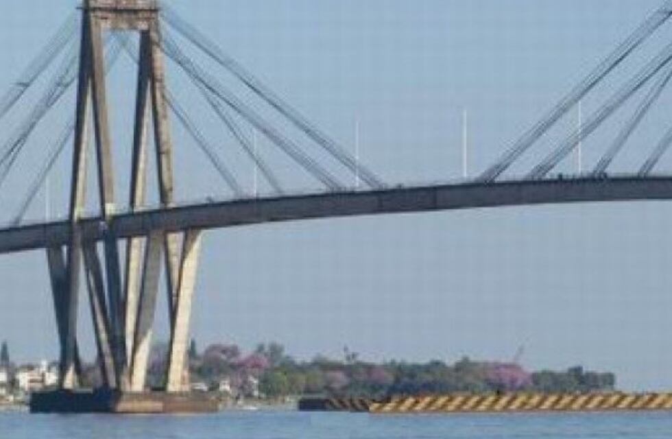 Rescataron a un hombre en el Puente interprovincial
