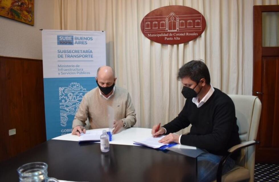 Firmaron el acta para la llegada de SUBE a Coronel Rosales