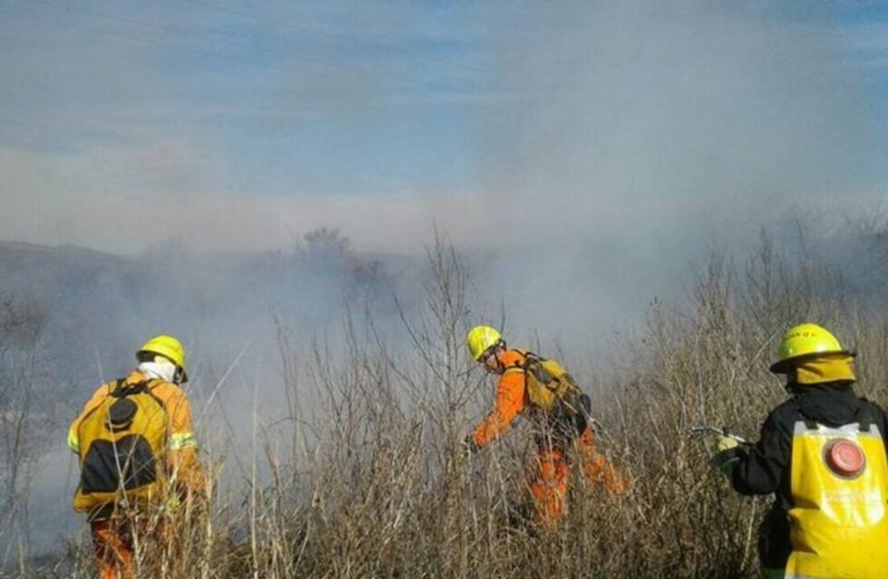 18 dotaciones de bomberos combaten un incendio en Deán Funes