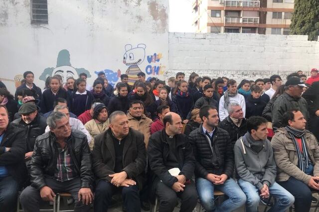 En la inauguración estuvo presente el dirigente social Luis D' Elia\u002E (@Luis_Delia)