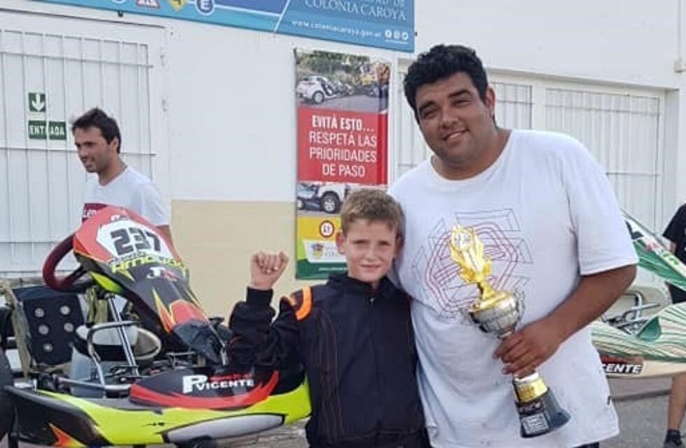 Fausto Arnaudo fue segundo en la primer fecha del Karting del Norte