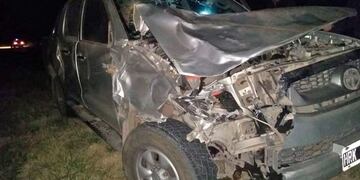 El hombre de 37 años se accidente contra un caballo en la Ruta 27 a la altura de Jovita\u002E