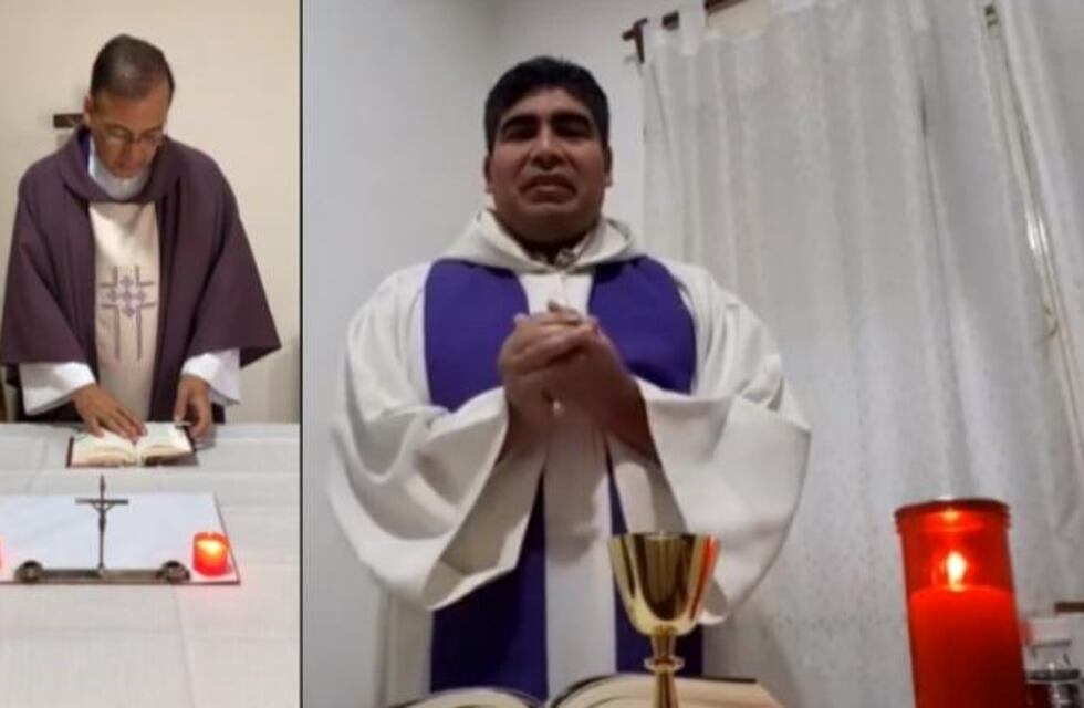 Las misas se transmiten por Facebook en Punta Alta