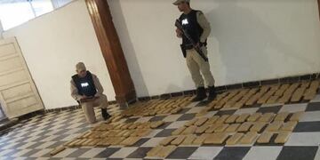Prefectura incautó más de 120 kilos de marihuana en Itatí