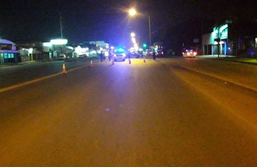 Choque fatal de un motociclista y un móvil de tránsito sobre la Ruta 12