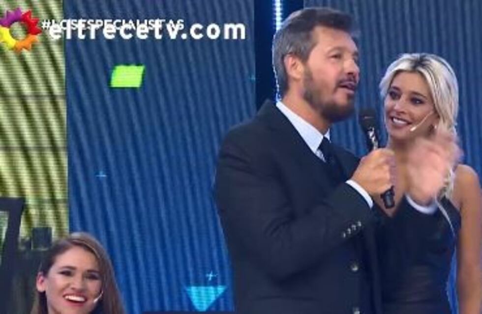 Marcelo Tinelli logró sonrojar a Sol Pérez en pleno programa