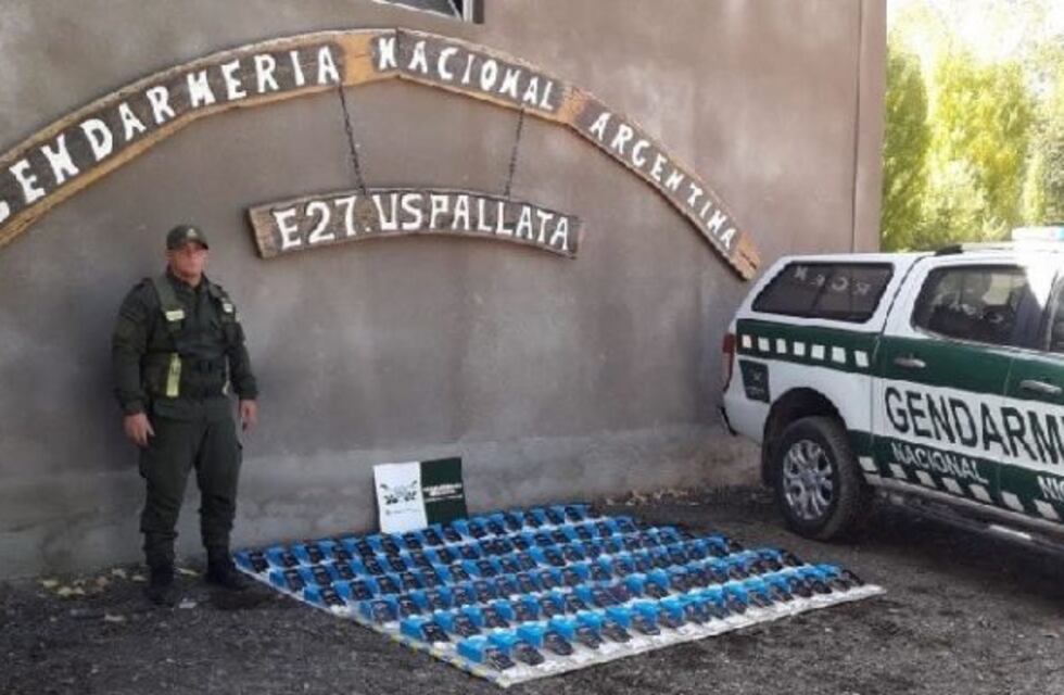 Contrabando: incautan 100 celulares en Uspallata