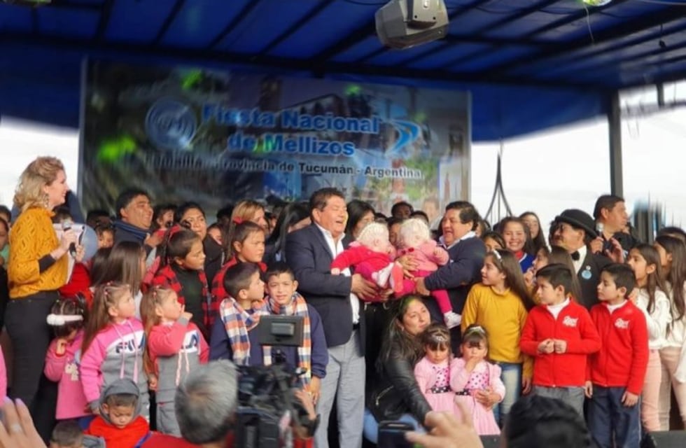 Mellizos de todo el país tuvieron su fiesta en Famaillá