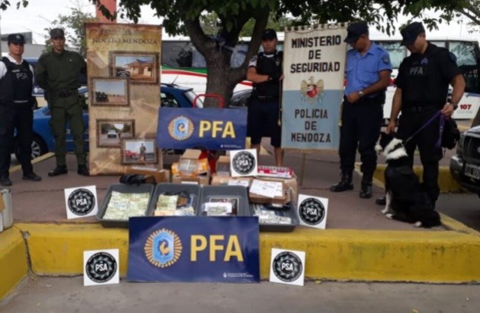 Secuestraron una suma millonaria en la Terminal de Ómnibus