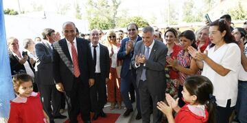 Alderetes: Manzur y Jaldo inauguraron las nuevas instalaciones de la Escuela Federalismo Argentino\u002E (Gobierno de Tucumán)