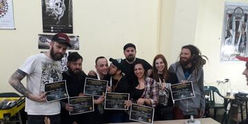 VII convención de tatuadores en Ushuaia