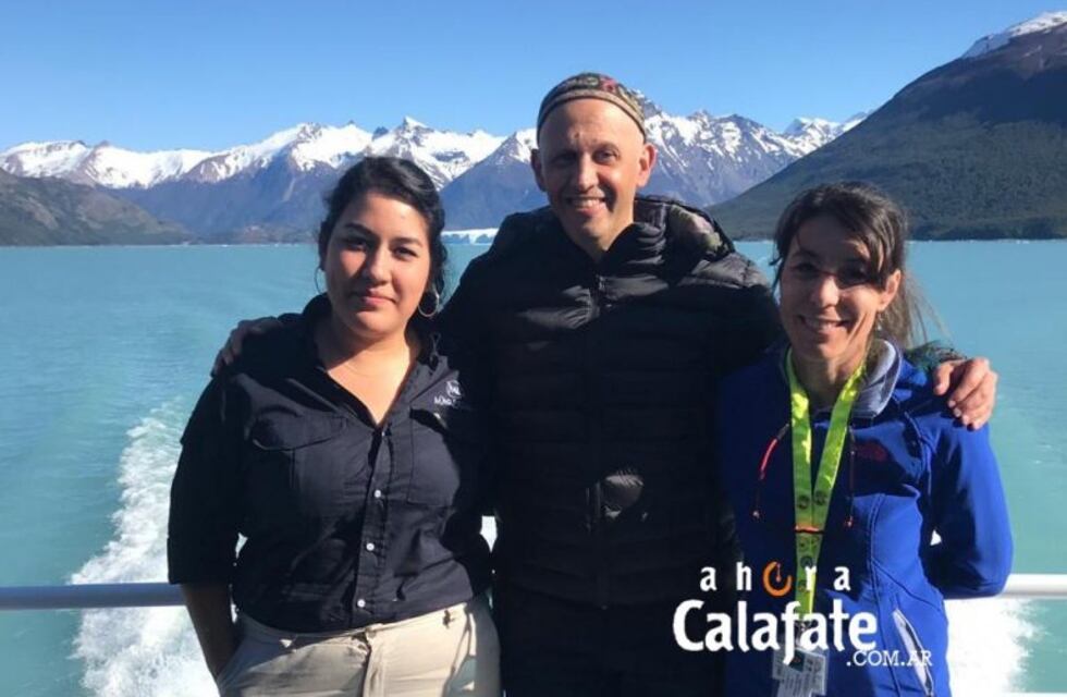 Secretario de Medio Ambiente Sergio Bergman visita glaciar