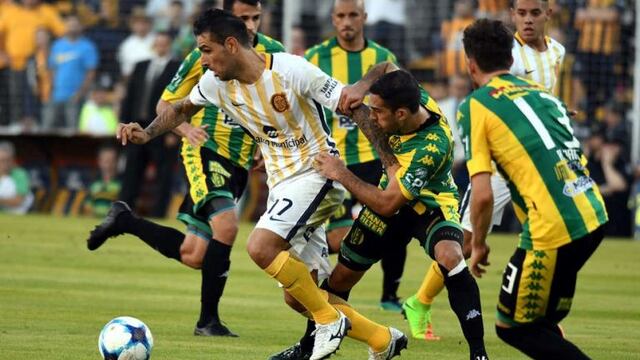 Los delanteros canallas fueron clave para doblegar al equipo marplatense.